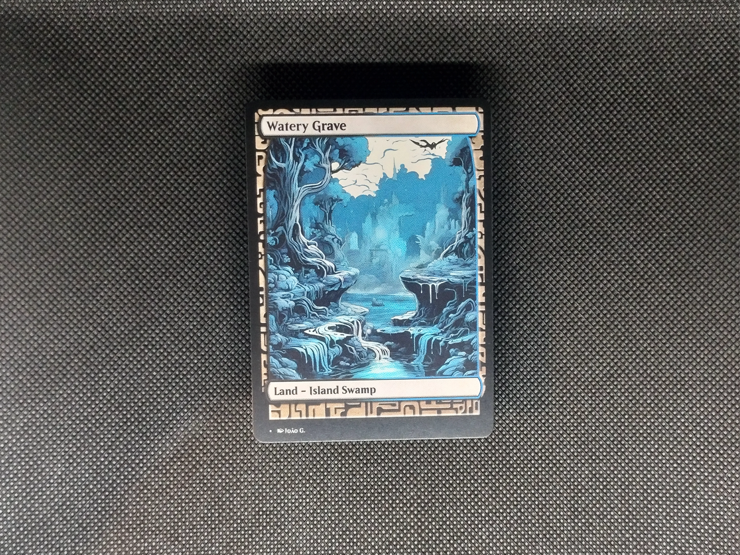 Watery Grave (v1) - Full Art Alter - MTG Custom Cards, Commander, Edh and Cedh High Quality Altered Proxies