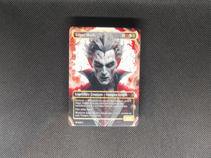 Edgar Markov - Full Art Borderless Alter - MTG Custom Cards, Commander, Edh and Cedh High Quality Alters