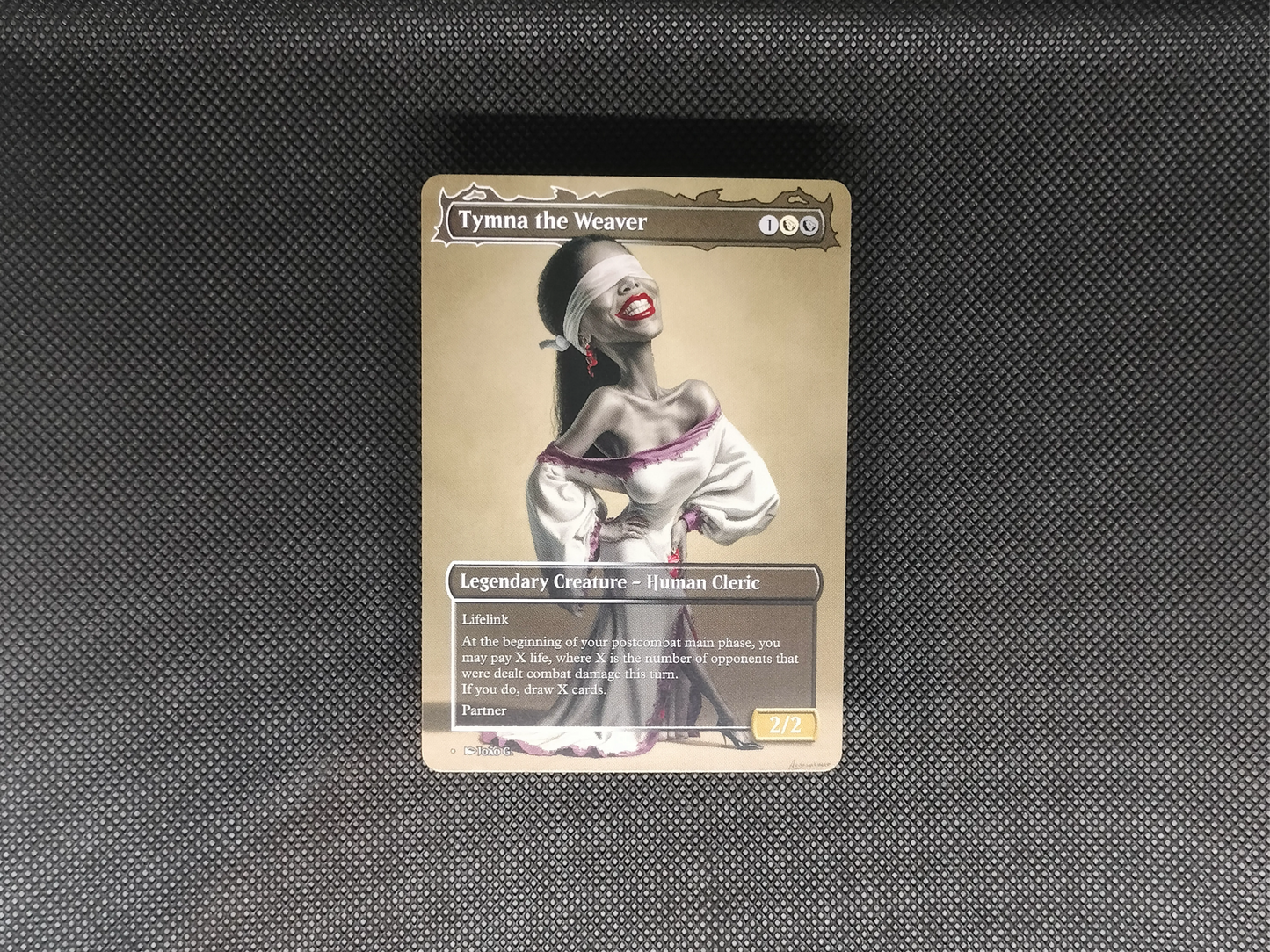 Tymna the Weaver (v1) - Full Art Borderless - MTG Custom Cards, Commander, Edh and Cedh High Quality Alters