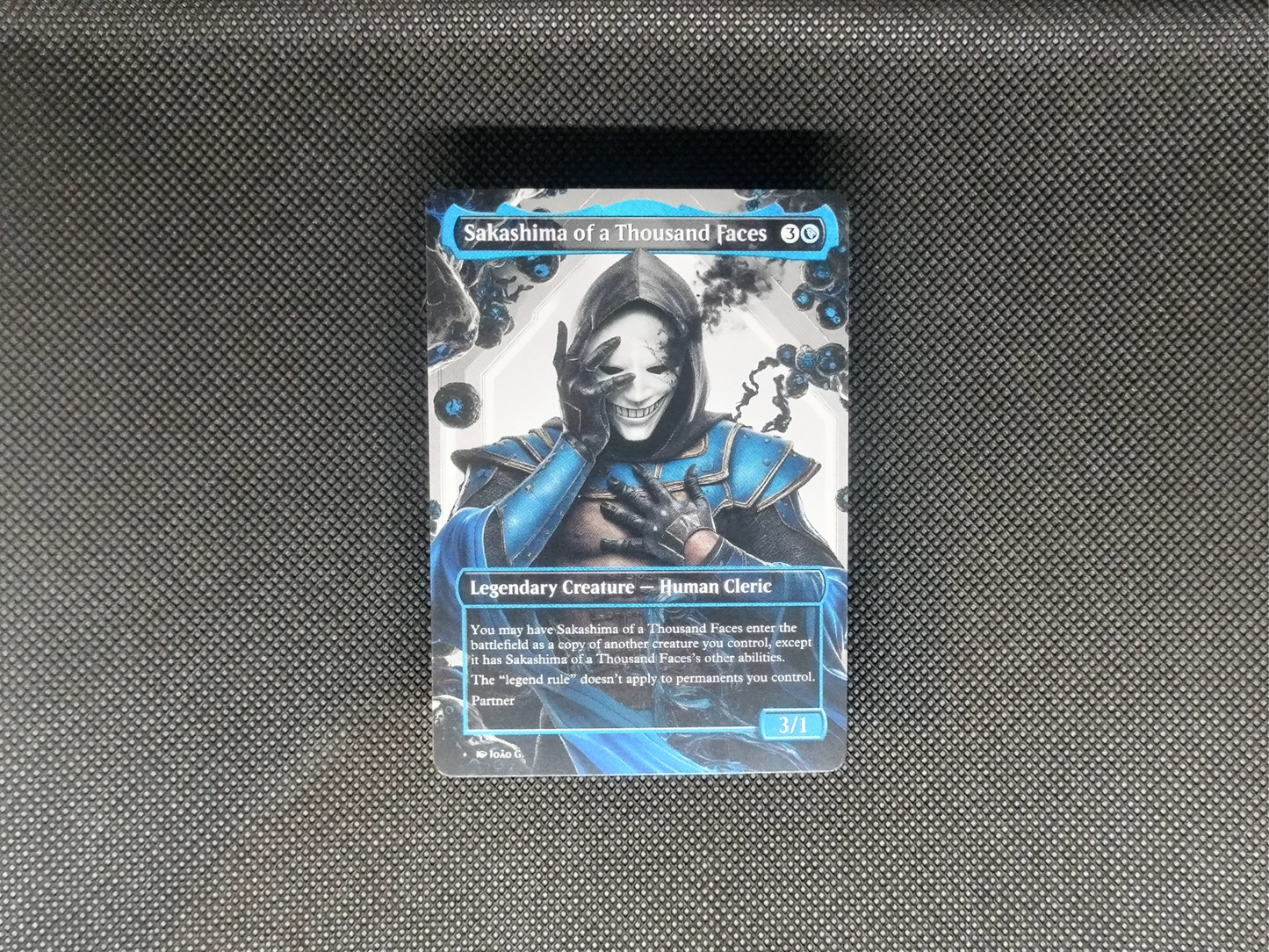 Sakashima of a Thousand Faces (v1) - Full Art Borderless Alter - MTG Custom Cards, Commander, Edh and Cedh High Quality Altered Proxies