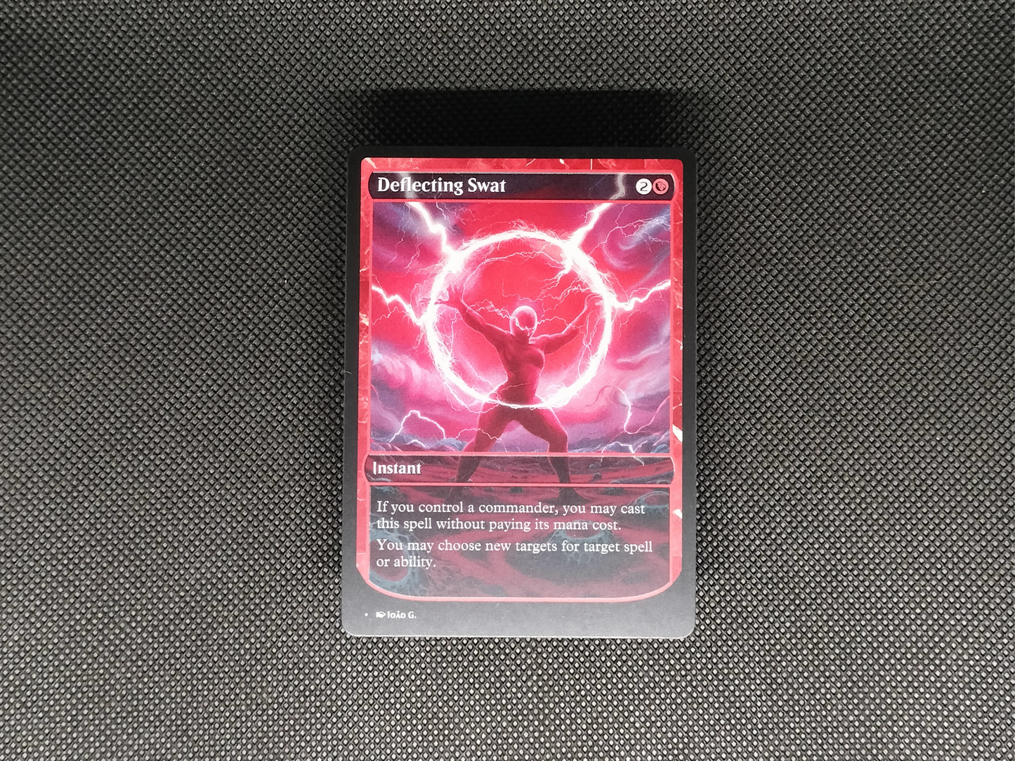 Deflecting Swat (v1) - Full Art Alter - MTG Custom Cards, Commander, Edh and Cedh High Quality Altered Proxies
