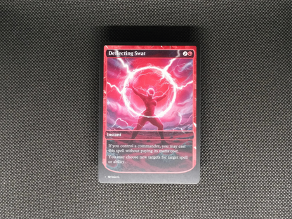 Deflecting Swat (v1) - Full Art Alter - MTG Custom Cards, Commander, Edh and Cedh High Quality Altered Proxies