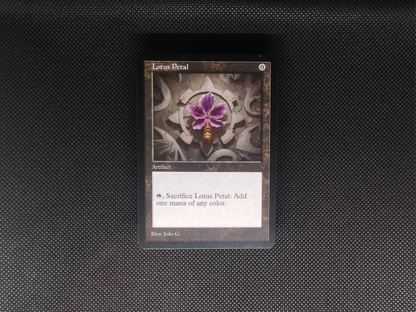 Lotus Petal (v1) - MTG Custom Cards, Commander, Edh and Cedh High Quality Altered Proxies - Old Border Retro Frame