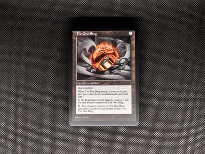 The One Ring (v1) - Old Border Retro Frame - Mtg Custom Cards, Command AlterCity The One Ring (v1) - Old Border Retro Frame - Mtg Custom Cards, Command AlterCity