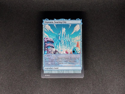 Otawara, Soaring City (v1) - Full Art Alter - MTG Custom Cards, Commander, Edh and Cedh High Quality Altered Proxies