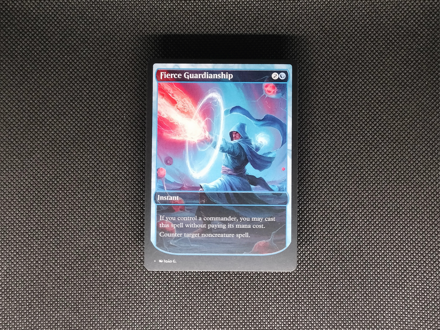 Fierce Guardianship (v1) - Full Art Alter - MTG Custom Cards, Commander, Edh and Cedh High Quality Alters