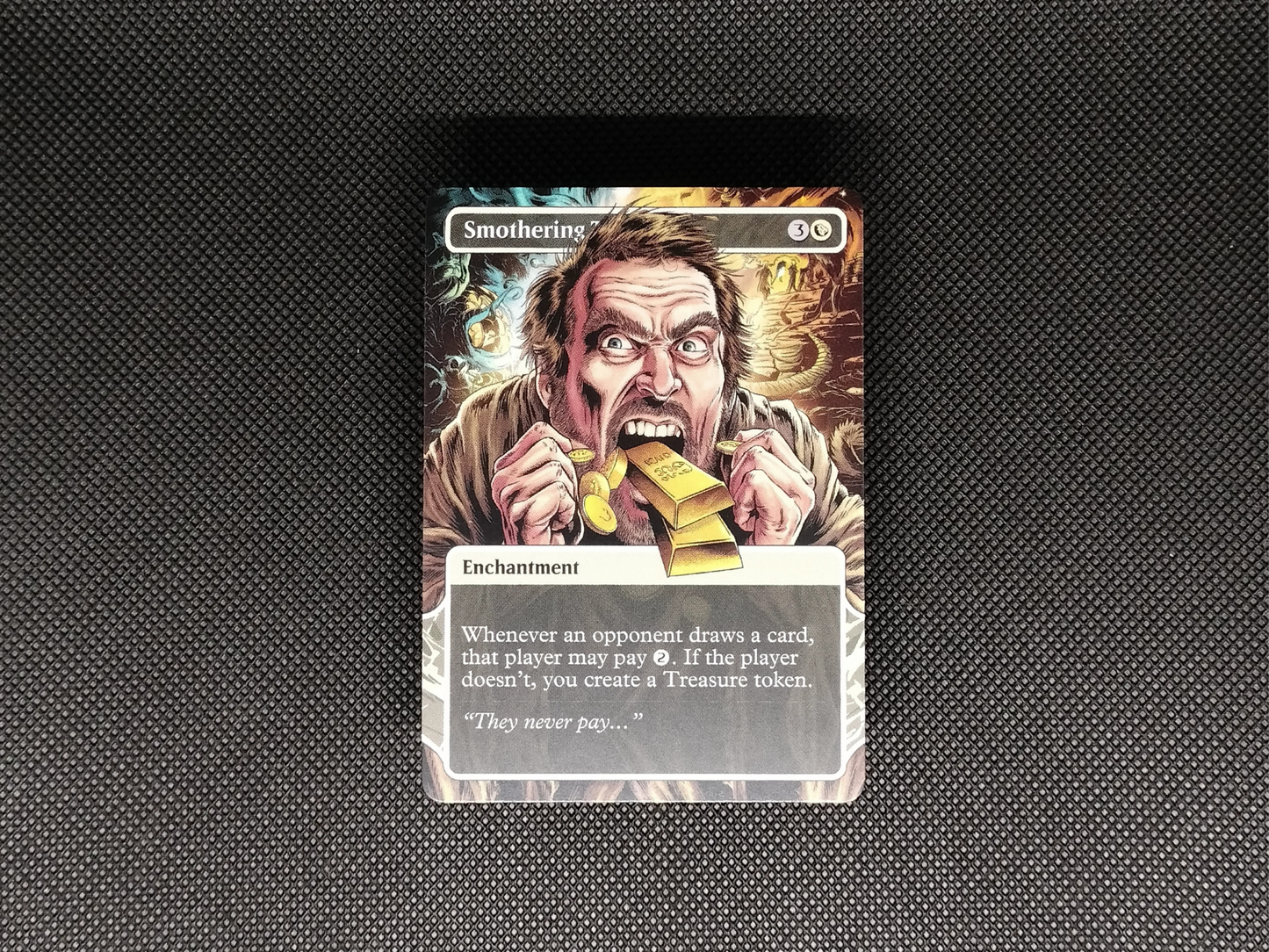 Smothering Tithe (v1)  - Full Art Alter - MTG Custom Cards, Commander, Edh and Cedh High Quality Alters