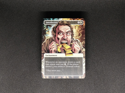 Smothering Tithe (v1)  - Full Art Alter - MTG Custom Cards, Commander, Edh and Cedh High Quality Alters