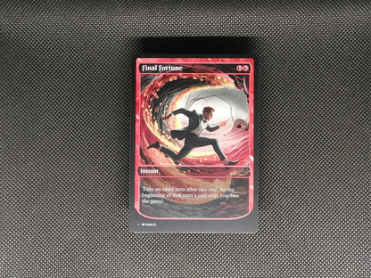 Final Fortune (v1) - Full Art Alter - MTG Custom Cards, Commander, Edh and Cedh High Quality Altered Proxies