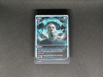 Daze - Full Art Alter - MTG Custom Cards, Commander, Edh and Cedh High Quality Alters