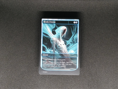 Brain Freeze - Full Art Alter - MTG Custom Cards, Commander, Edh and Cedh High Quality Alters