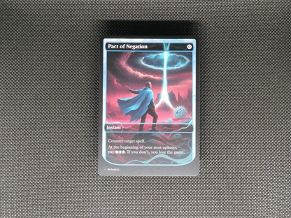 Pact of Negation - Full Art Alter - MTG Custom Cards, Commander, Edh and Cedh High Quality Alters