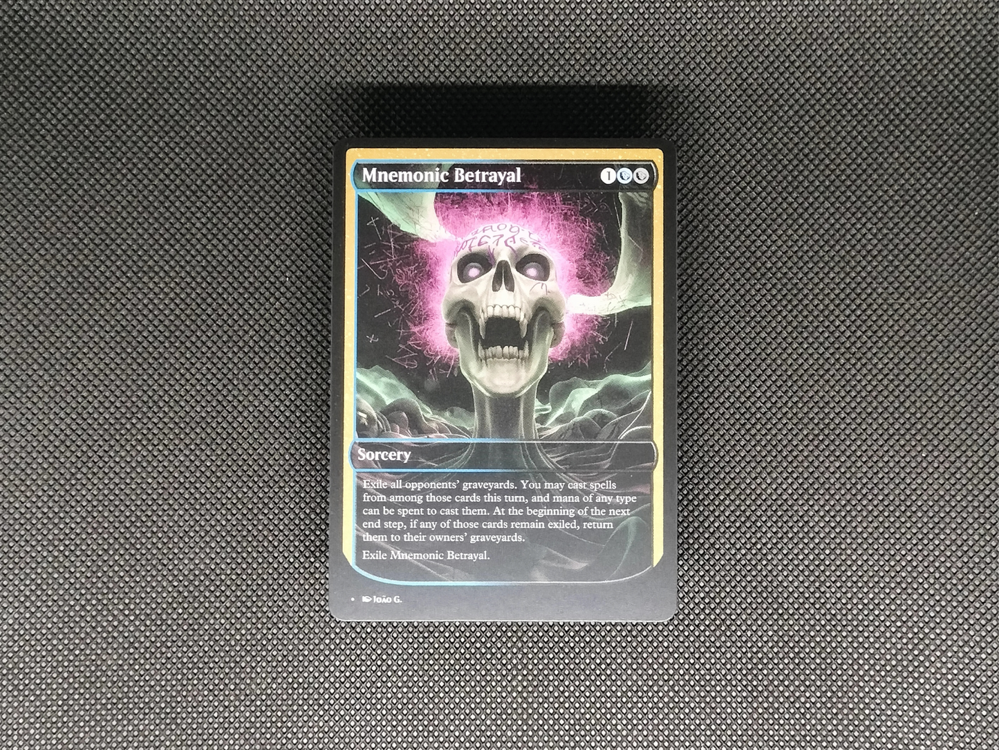 Mnemonic Betrayal - Full Art Alter - MTG Custom Cards, Commander, Edh and Cedh High Quality Alters