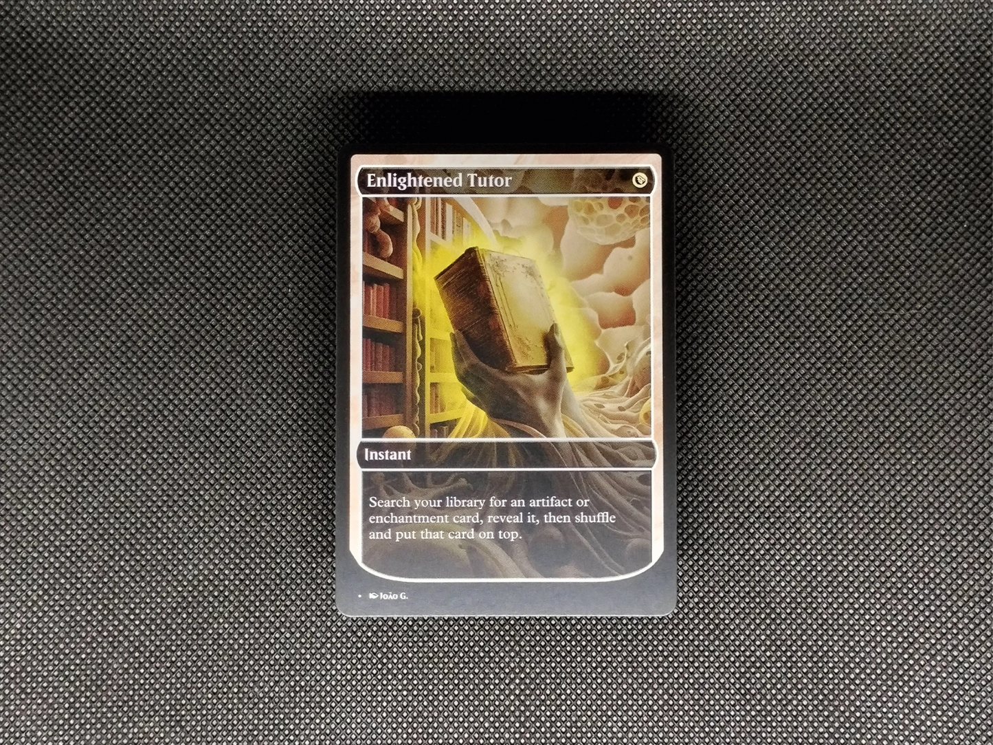 Enlightened Tutor (v1) - Full Art Alter - MTG Custom Cards, Commander, Edh and Cedh High Quality Alters