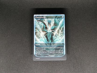 Flusterstorm - Full Art Alter - MTG Custom Cards, Commander, Edh and Cedh High Quality Alters