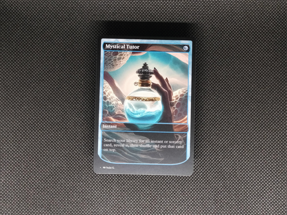 Mystical Tutor - Full Art Alter - MTG Custom Cards, Commander, Edh and Cedh High Quality Alters