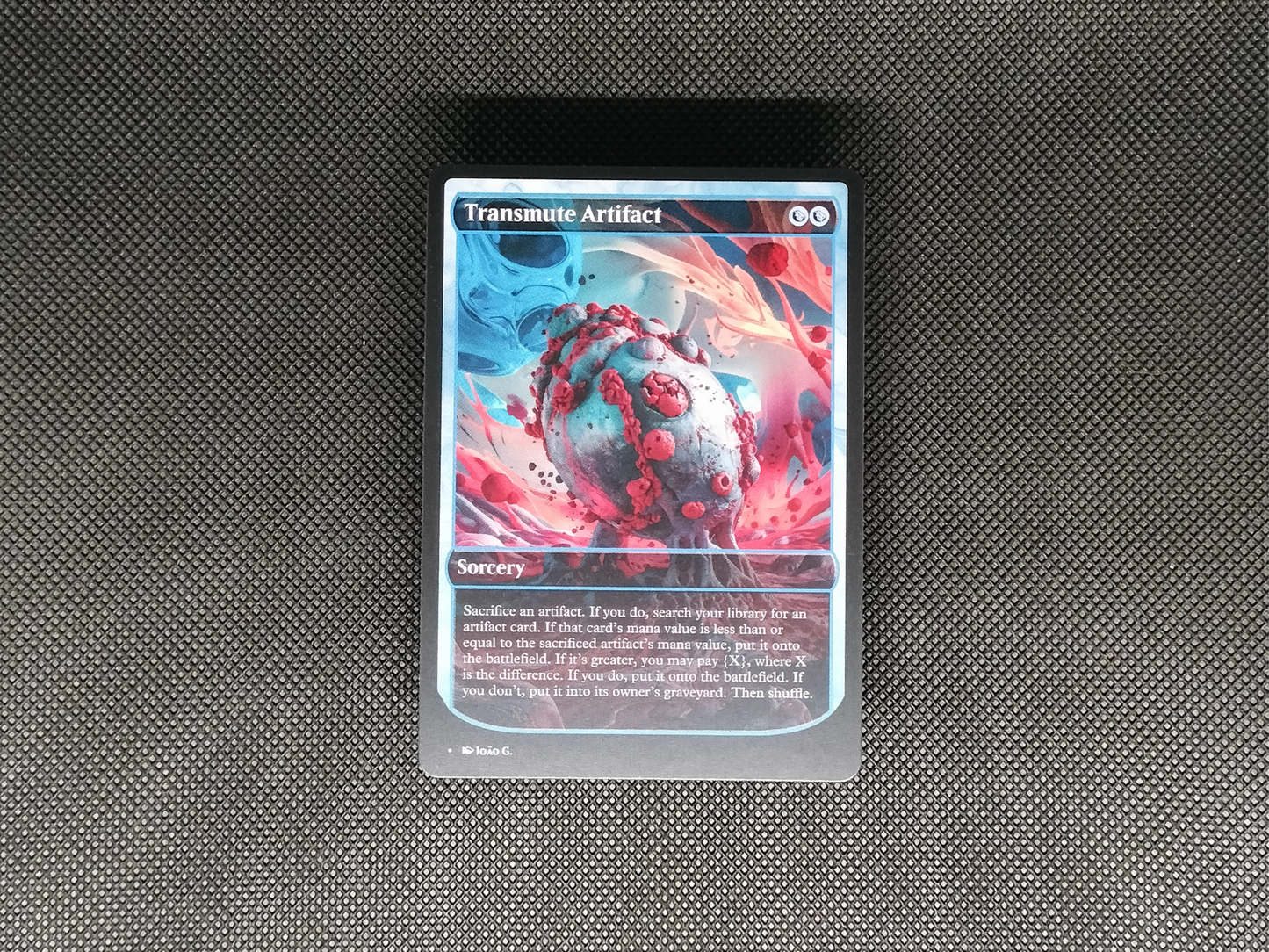 Transmute Artifact (v1) - Full Art Alter - MTG Custom Cards, Commander, Edh and Cedh High Quality Alters