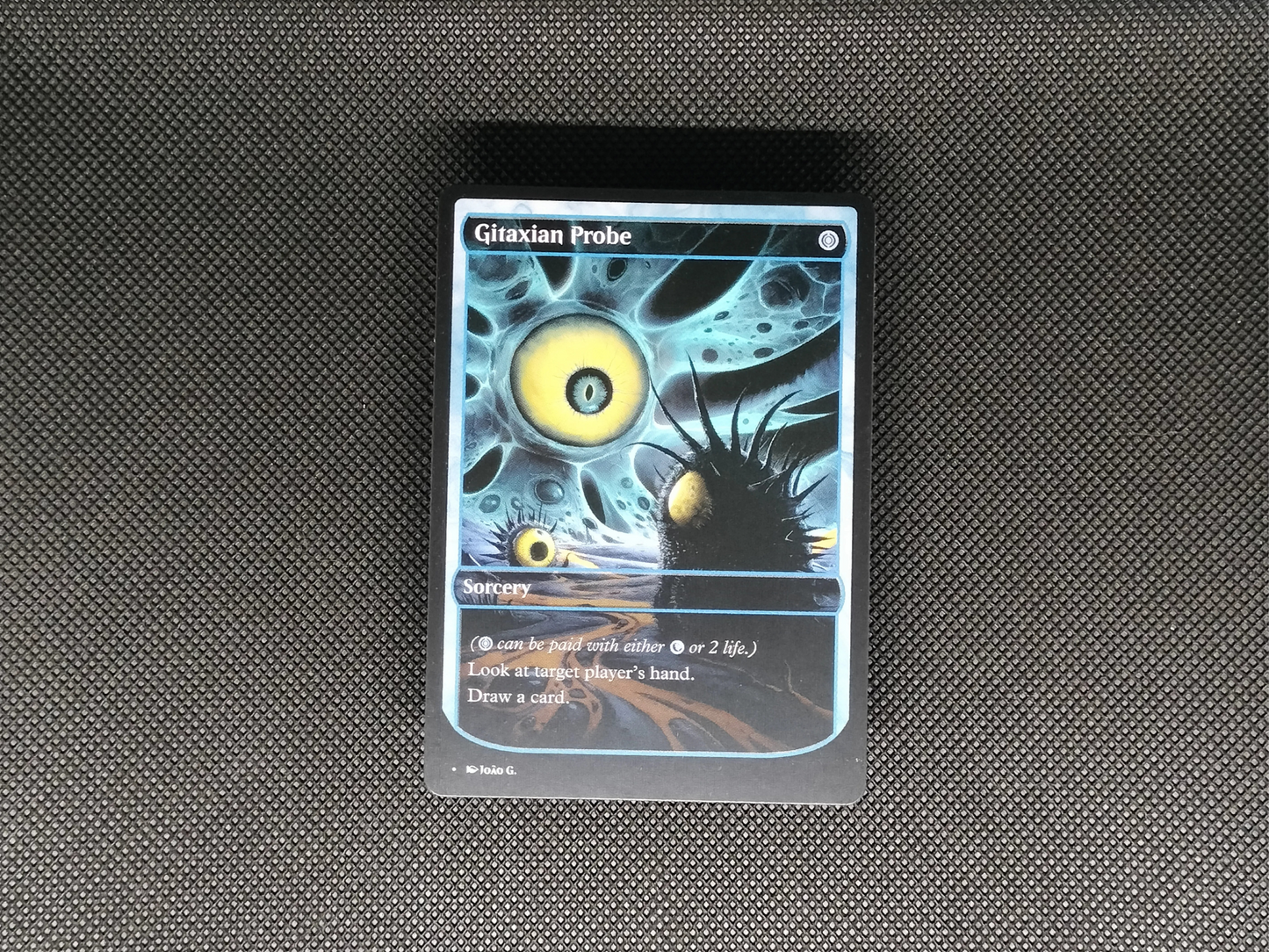 Gitaxian Probe - Full Art Alter - MTG Custom Cards, Commander, Edh and Cedh High Quality Alters