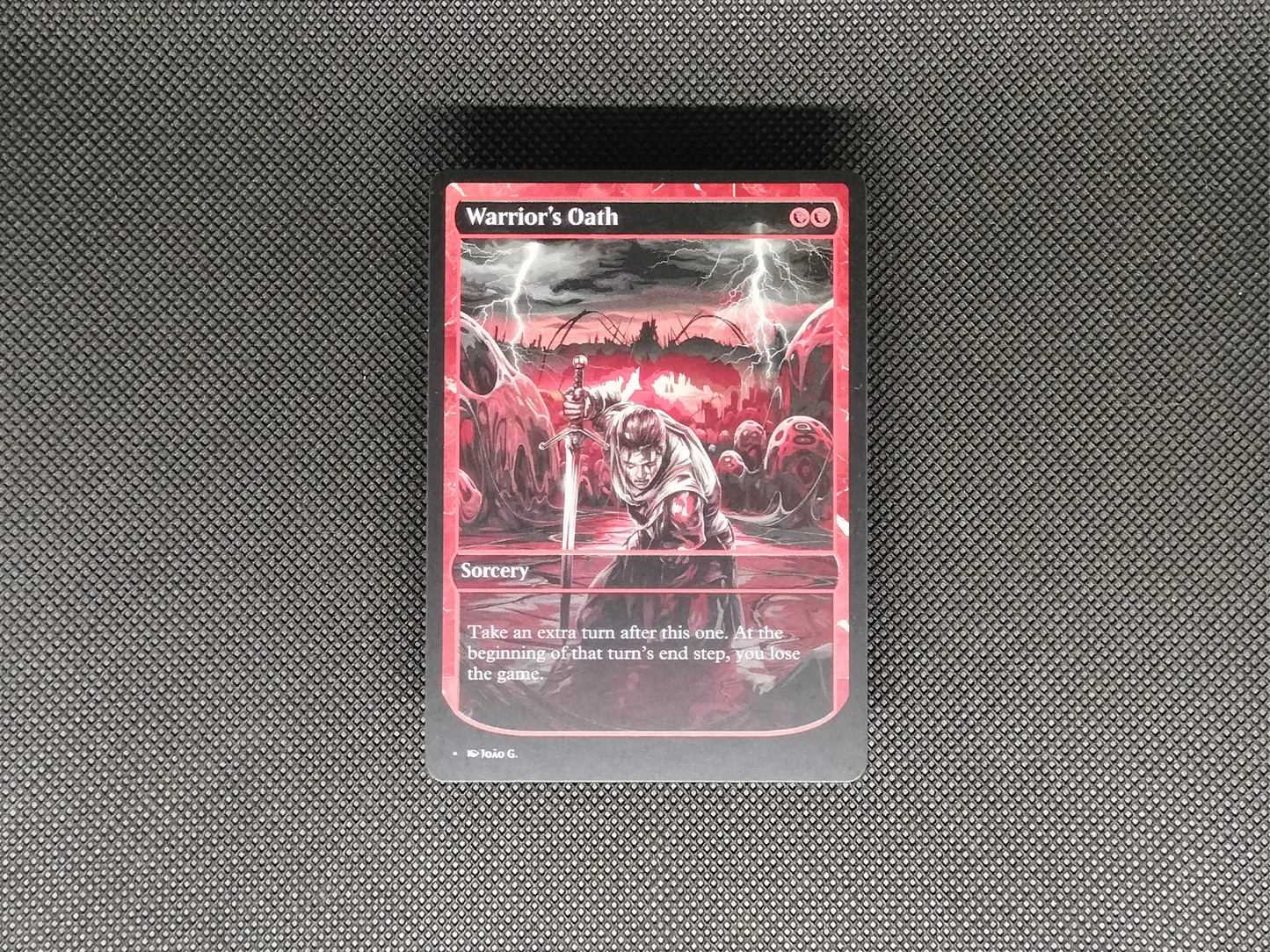 Warrior's Oath - Full Art Alter - MTG Custom Cards, Commander, Edh and Cedh High Quality Alters