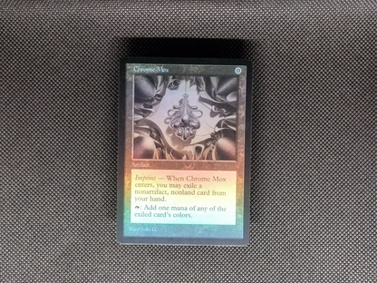 Chrome Mox (v1)  - Old Border Retro Frame Alter - Mtg Custom Cards, Commander, Edh and Cedh High Quality Alters