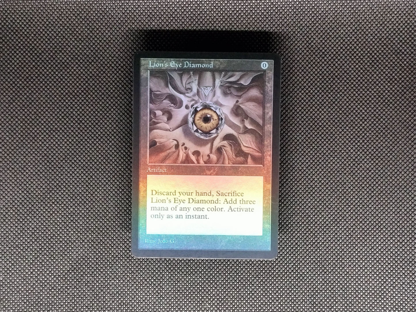Lion's Eye Diamond (v1) - Old Border Retro Frame - MTG Custom Cards, Commander, Edh and Cedh High Quality Alters