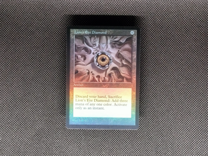 Lion's Eye Diamond (v1) - Old Border Retro Frame - MTG Custom Cards, Commander, Edh and Cedh High Quality Alters