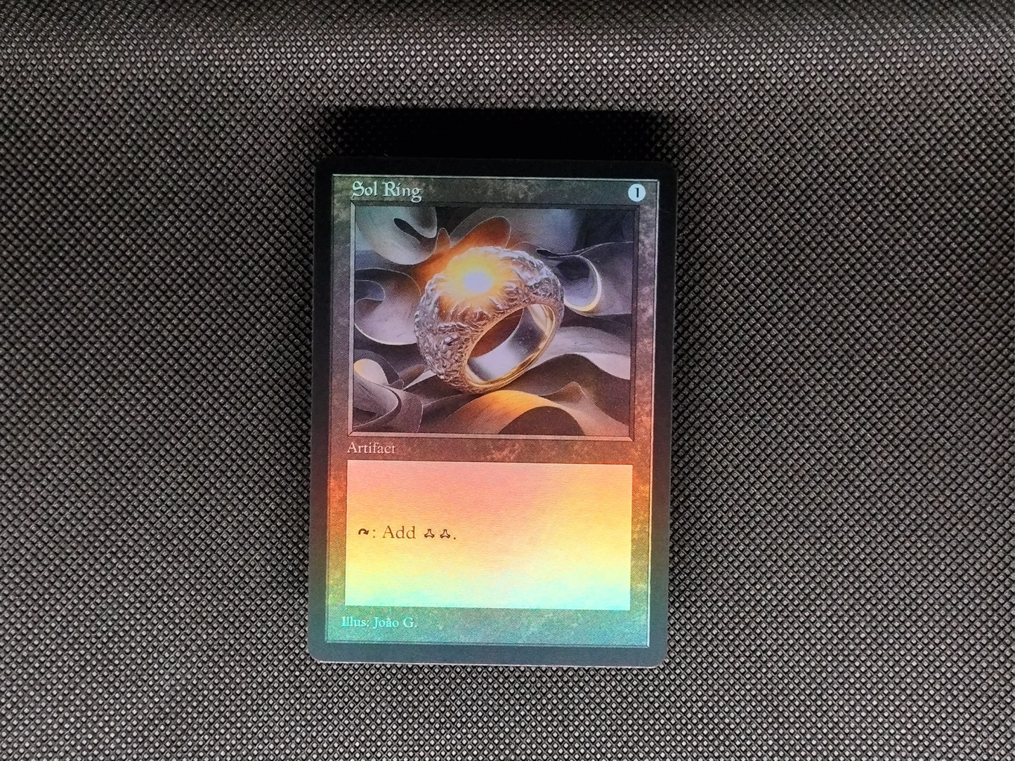 Sol Ring (v1) - Old Border Retro Frame Alter - Mtg Custom Cards, Commander, Edh and Cedh High Quality Altered Cards