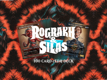 Rograkh / Silas Full Custom MTG cEDH Altered Art Commander Deck | 100 cards, 16 sideboard cards and 10 tokens - English and High Quality