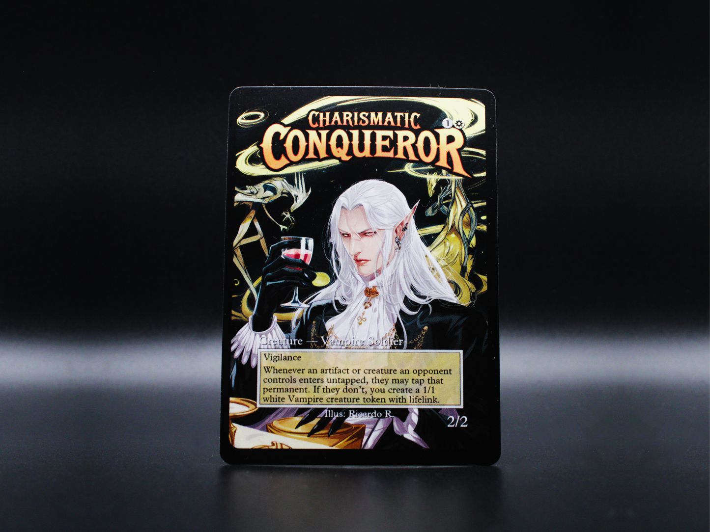 Charismatic Conqueror - MTG Custom Cards , Commander alternate art - Magic MTG Alters Full