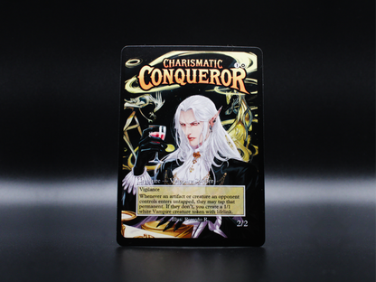 Charismatic Conqueror - MTG Custom Cards , Commander alternate art - Magic MTG Alters Full