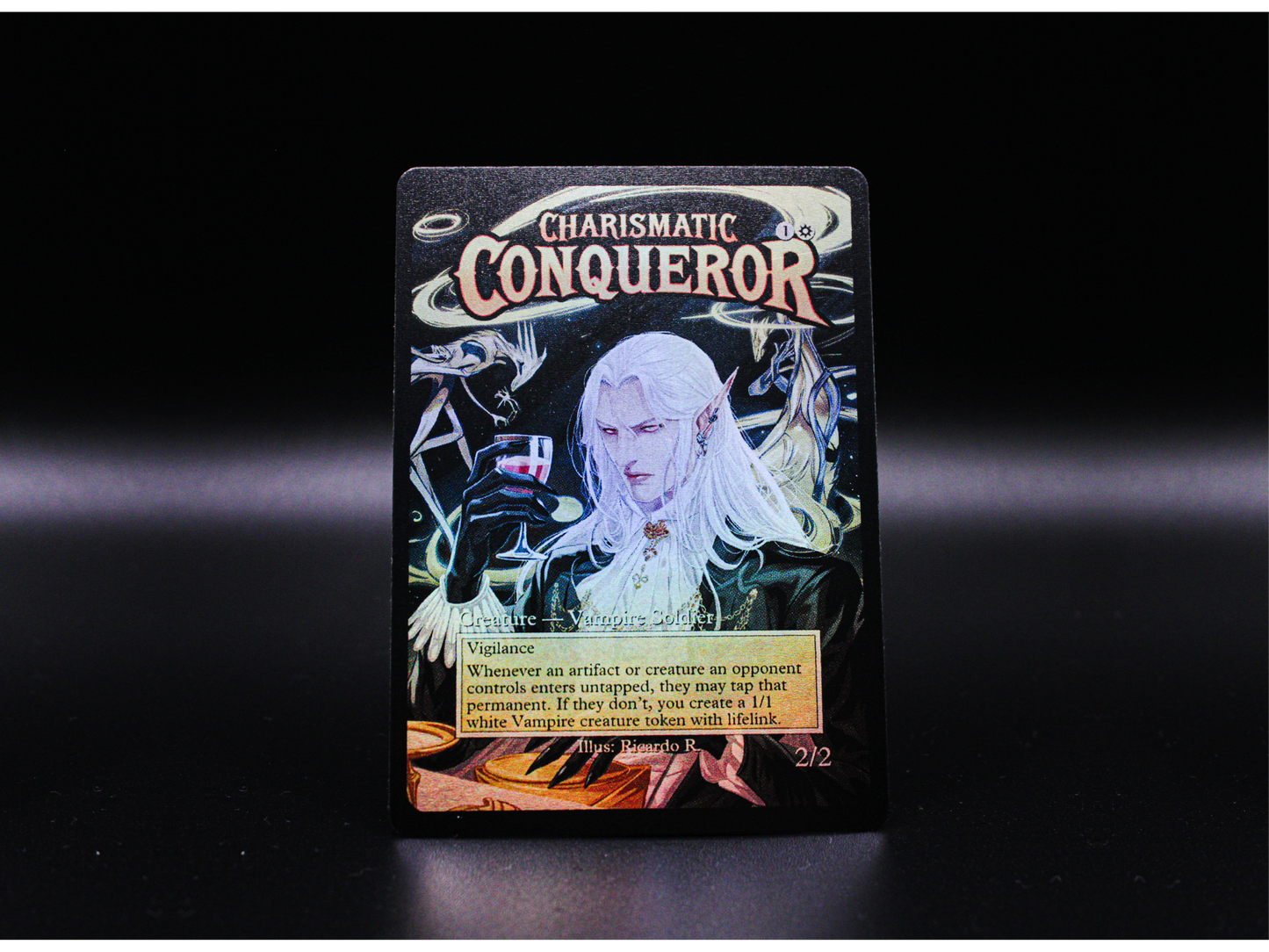 Charismatic Conqueror - MTG Custom Cards , Commander alternate art - Magic MTG Alters Full