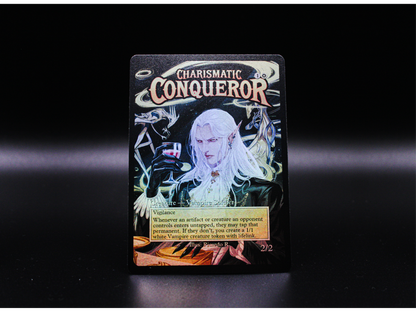 Charismatic Conqueror - MTG Custom Cards , Commander alternate art - Magic MTG Alters Full