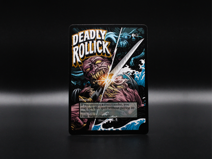 Deadly Rollick (v2) - Full Art Alter - MTG Custom Cards, Commander, Edh and Cedh High Quality Altered Proxies