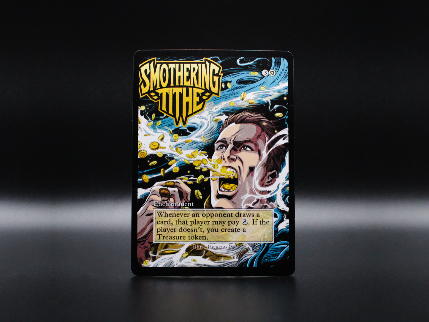 Smothering Tithe (v2) - MTG Custom Cards, Commander alternate art - Magic MTG Alters Full Art