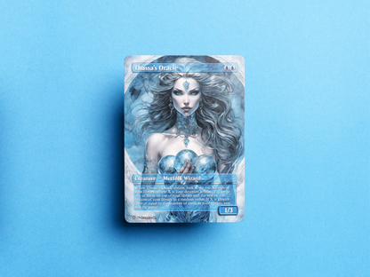 Thassa's Oracle (v2) - MTG Custom Cards , Commander alternate art - Magic MTG Alters Full