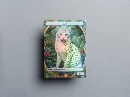 Cat Token - Mtg Custom Cards, Commander, Edh and cEDH High Quality Altered Proxies