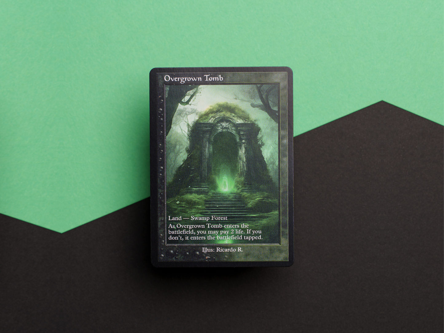 Overgrown Tomb (v2) - MTG Custom Cards, Commander, Edh and Cedh High Quality Altered Proxies