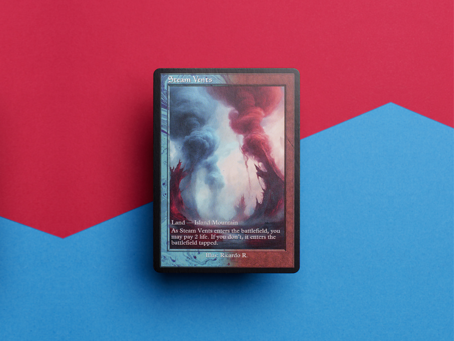 Steam Vents (v2) - Mtg Custom Cards, Commander, Edh and Cedh High Quality Altered Proxies
