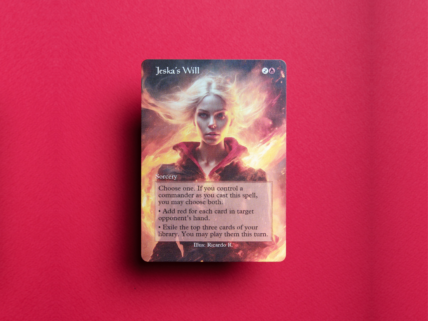 Jeska's Will (v2) - Full Art Alter - MTG Custom Cards, Commander, Edh and Cedh High Quality Alters
