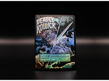 Deadly Rollick (v2) - Full Art Alter - MTG Custom Cards, Commander, Edh and Cedh High Quality Altered Proxies