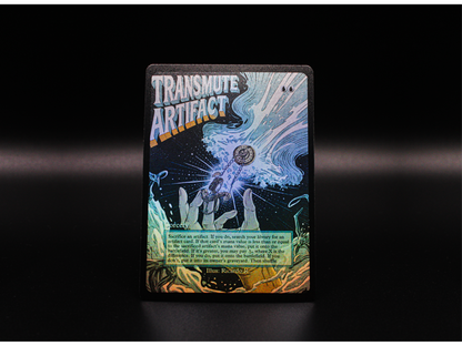 Transmute Artifact (v2) - Full Art Alter - MTG Custom Cards, Commander, Edh and Cedh High Quality Alters