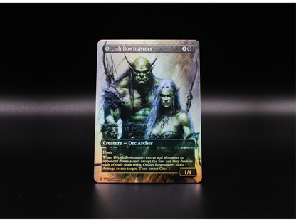 Orcish Bowmasters (v2) - Full Art Borderless - MTG Custom Cards, Commander, Edh and Cedh High Quality Altered Proxies