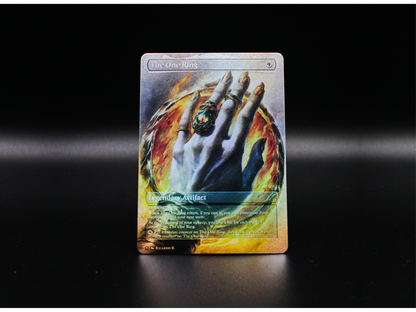 The One Ring (v2) - MTG Custom Cards , Commander alternate art - Magic MTG Alters Full