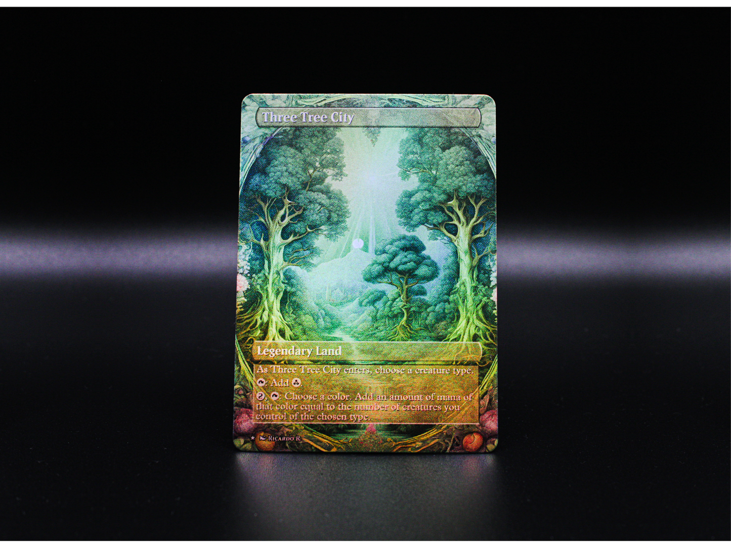 Three Tree City - Full Art Alter - MTG Custom Cards, Commander, Edh and Cedh High Quality Altered Proxies