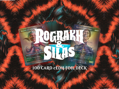 Rograkh / Silas Full Custom MTG cEDH Altered Art Commander Deck | 100 cards, 16 sideboard cards and 10 tokens - English and High Quality