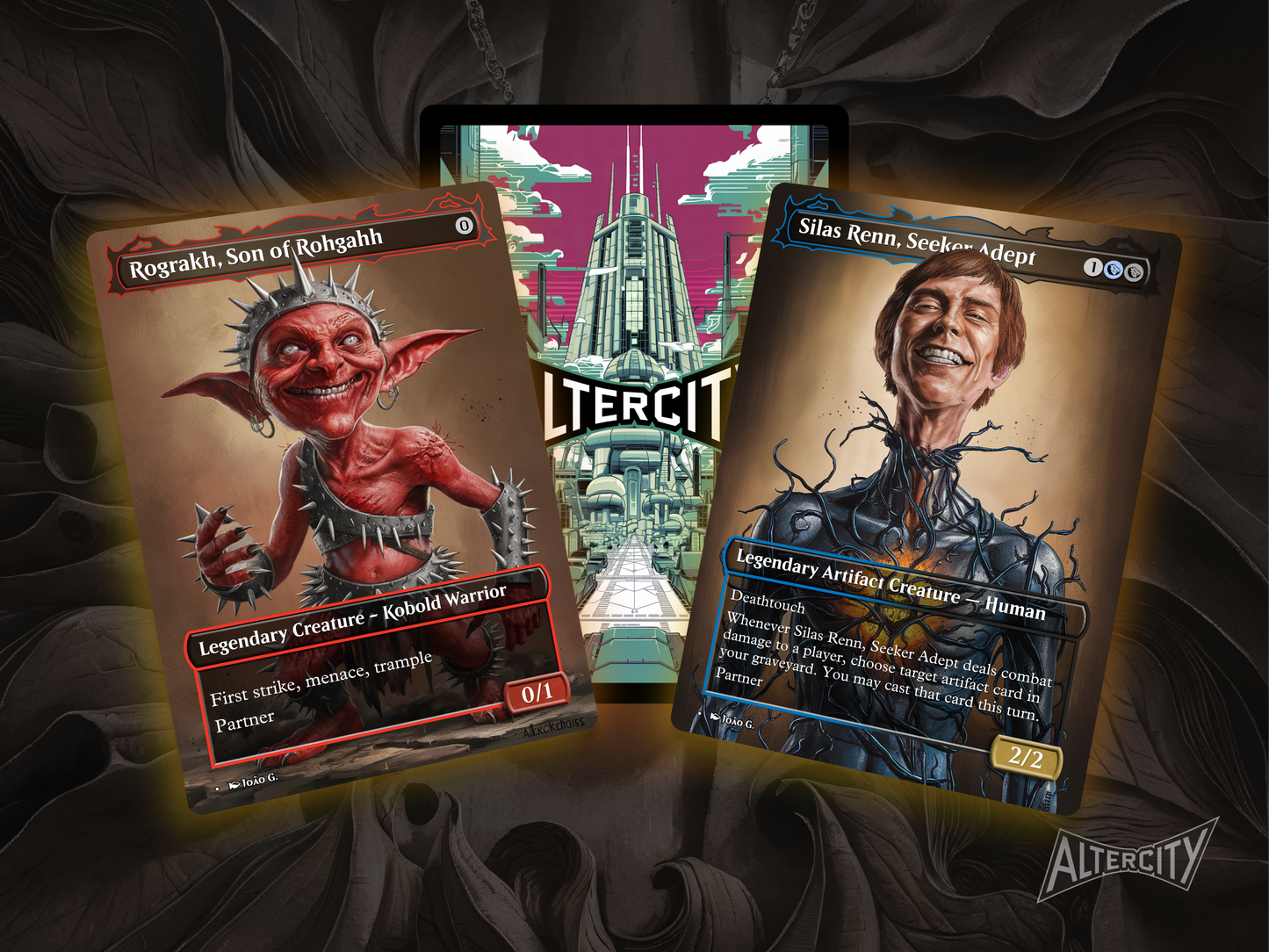 Rograkh / Silas Full Custom MTG cEDH Altered Art Commander Deck | 100 cards, 16 sideboard cards and 10 tokens - English and High Quality